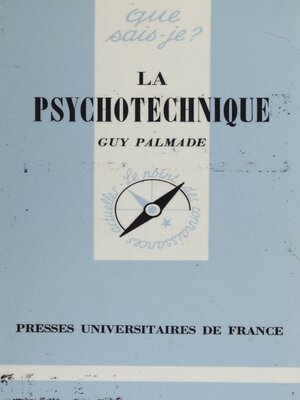 cover image of La Psychotechnique